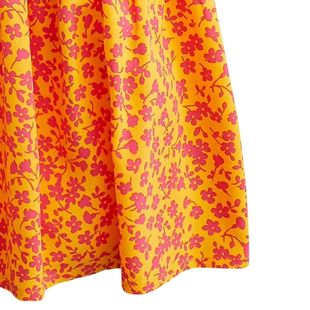 NWT J. Crew Re-Imagined V-Neck Peplum Sleeveless Top Pink Floral Print